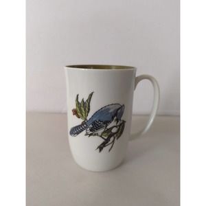 Fitz & Floyd Nieman Marcus Wild Birds Blue Jay Coffee Mug Tea Cup